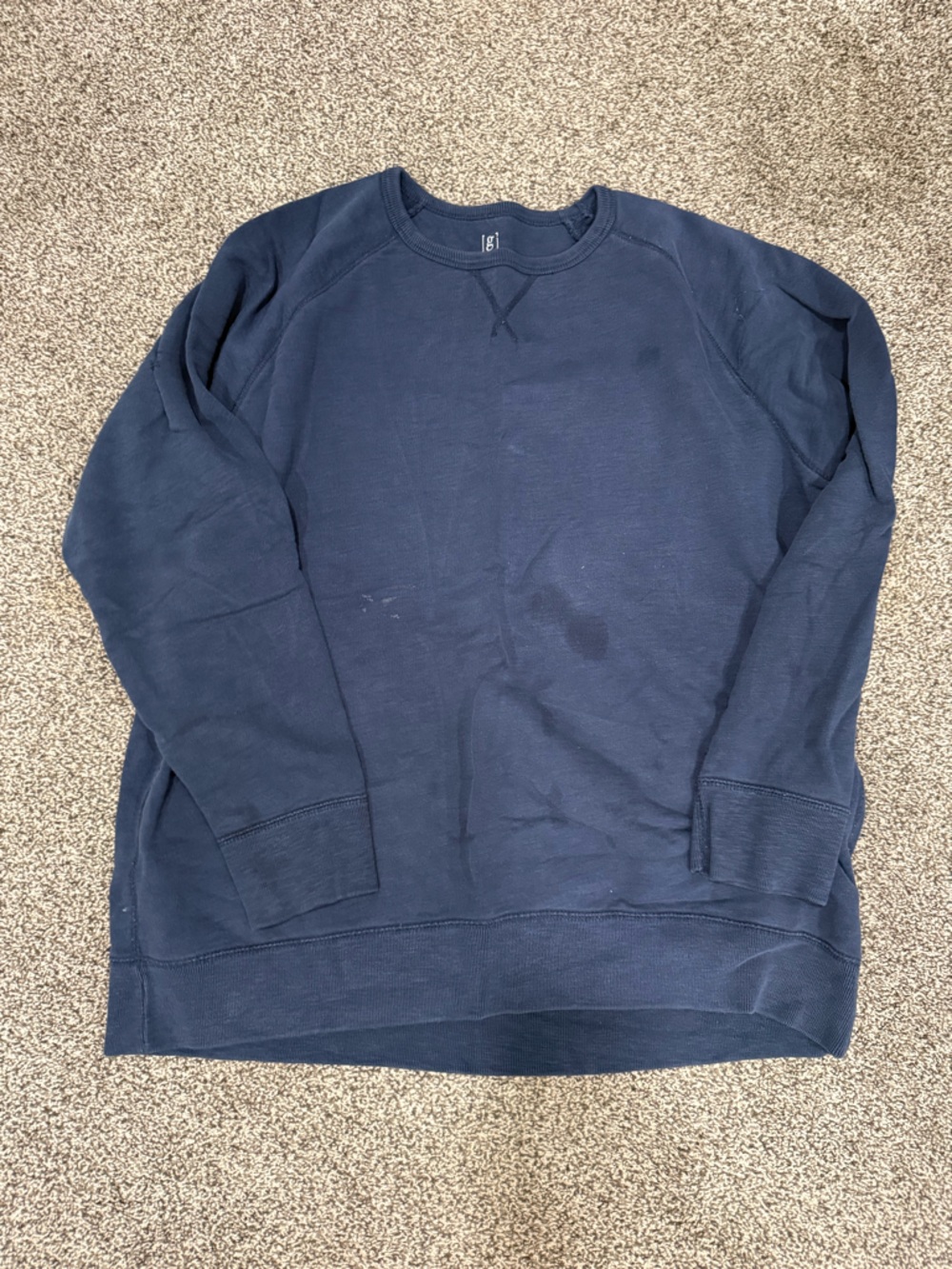 Men’s Navy Blue Cozy Sweatshirt with Kangaroo Pocket